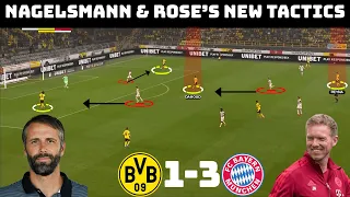 Tactical Analysis : Borussia Dortmund 1 - 3 Bayern Munich || Nagelsmann's Mid-Game Adjustments |