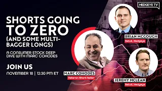 Shorts Going To Zero (And Some Multi-Bagger Longs) | A Consumer Stock Deep Dive with Marc Cohodes