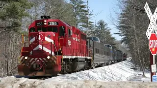 Conway Scenic Railroad: 2023-24 Season Finale! | Snow Trains | NERV 2024