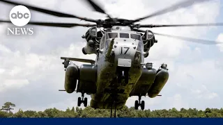 Marine Corps. finds missing military chopper in remote forest, search continues for 5 Marines