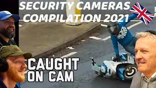 Security Cameras Compilation 2021 REACTION!! | OFFICE BLOKES REACT!!