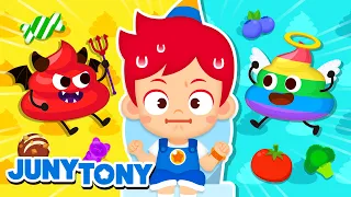 No Comas Muchos Dulces | ¿De Quién Es Ese Popó? | Canciones Infantiles | JunyTony en español