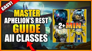 Aphelion's rest MASTER Lost sector TODAY | All Classes GUIDE | 04/08/2024