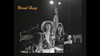 'July Morning' Uriah Heep Film Montage 1972-1976 featuring David Byron &  GaryThain, Bass