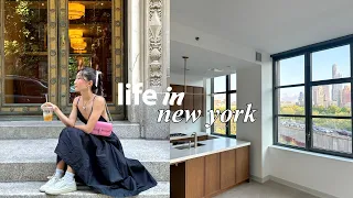 LIFE IN NYC | apartment hunting in new york, chill summer days in the city