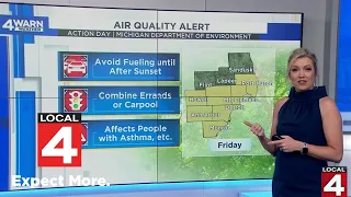 Air Quality Alert in effect Friday for Southeast Michigan