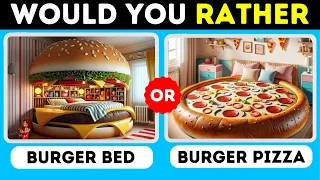 Would You Rather...? Luxury Life Edition 💎💸🍕🍔 Quiz Clash