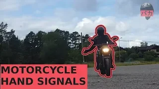 9 motorcycle hand signals explained