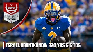 Pitt’s Israel Abanikanda GOES OFF for 320 YDS & 6 TD vs. VA Tech | ESPN College Football