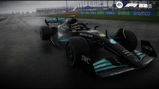 First Lap Onboard with Lewis Hamilton and the F1 W14 Mercedes