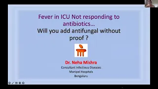 Dr. Neha Mishra talks about ‘Fever in ICU’ (Part II) | FeFCon 2022