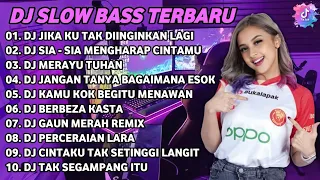 DJ SLOW BASS TERBARU 2024 | DJ VIRAL TIKTOK FULL BASS 🎵 DJ JIKA KU TAK DIINGINKAN | FULL ALBUM