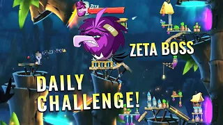 Angry Birds 2 Zeta Boss | Daily Challenge Today With Bubbles | 4-5-6 Room | Gameplay Ep95