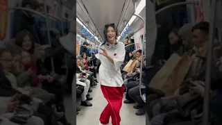 Best Tiktok, My goal is to shoot tik tok in 🇺🇸 subway, Collide (more sped up) - Justine Skye #dance