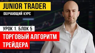 Торговий алгоритм трейдера. Junior Trader: Урок 1. Блок 5.