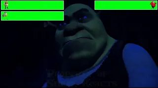 Shrek vs. El Macho with healthbars