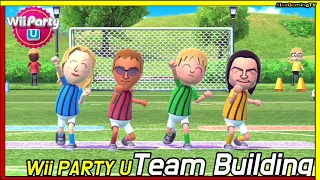 Wii Party U - Team Building🎵 ( Master Com, Eng Sub)  Player Rachel Vs Barry Vs Maximilian Vs John