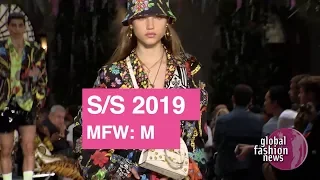 Versace Spring / Summer 2019 Men's Runway Show | Global Fashion News