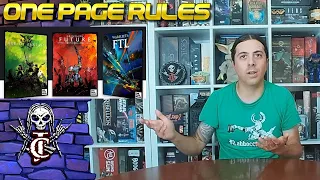 One Page Rules - Cosa ne penso?