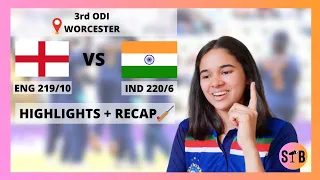 REACTING to #ENGvIND 3rd ODI | "Mithali Raj you absolute legend"