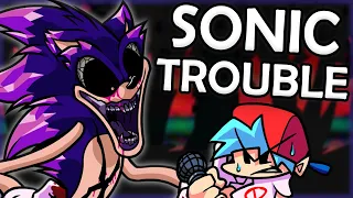 Triple Trouble but it's Only Sonic.EXE | FNF Cover