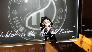 The first holographic display for Hublot at Baselworld 2005.