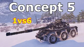 World of Tanks Concept No. 5 - 1vs6