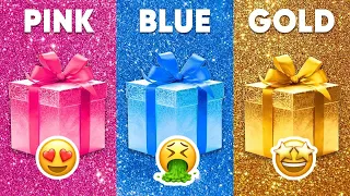 Choose Your Gift! 🎁 Pink, Blue or Gold?