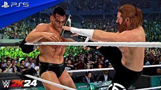 WWE 2K24 - Sami Zayn vs. Gunther - Full Match at WrestleMania XL | PS5™ [4K60]