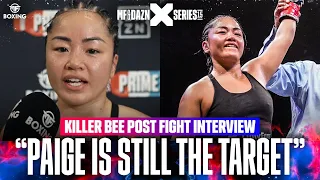 I’d take Paige or Elle! | Killer Bee Misfits Boxing Debut Win Interview