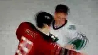 Ducks vs. Devils fight