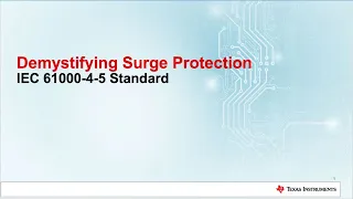 Demystifying Surge Protection: IEC 61000-4-5 Standard