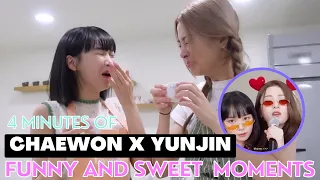 YUNJIN and CHAEWON's *chaotic* and *sweet* moments