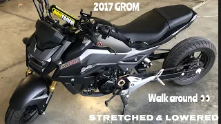 2017 Honda Grom - Intro To My Stretched & Lowered Grom