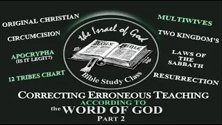 IOG - "Correcting Erroneous Teaching" Part 2