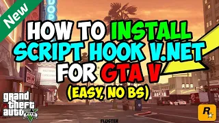 How to Install SCRIPT HOOK V.NET for GTA 5 MODS (easy)