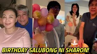 BIRTHDAY SALUBONG NI SHARON CUNETA! NAGULAT SA SURPRISE NG KANYANG FAMILY! PANUORIN!