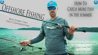 Catching Deep Schooling Bass - Offshore Fishing Tips