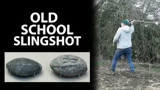 Old School Slingshot - Medieval and Roman style