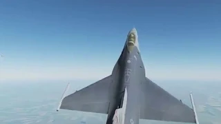 DCS F-16 Viper Ridiculous climb from 3000Ft to 18,000Ft while "dancing"