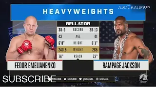 BOY:FEDOR Emilianenko vs Rampage Jackson Full Fight Highlights (ABDURAHMON)