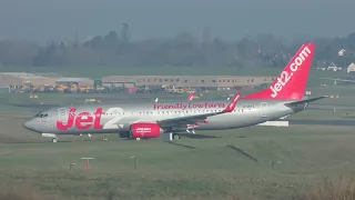 G-DRTZ Jet2.Com Boeing 737-800 departing Birmingham Airport for AYT