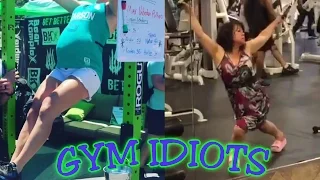 Gym Idiots - Pregnant Crossfitter Pullups & Cable Crossover Dancing
