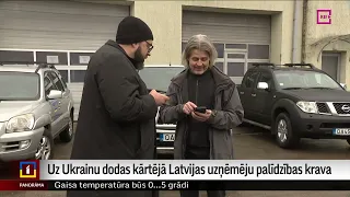 Uz Ukrainu dodas kārtējā Latvijas uzņēmēju palīdzības krava