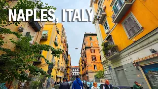 🇮🇹 Naples Italy Walking Tour [03] w/Captions - 4k 60fps Virtual Treadmill Workout - City Walks