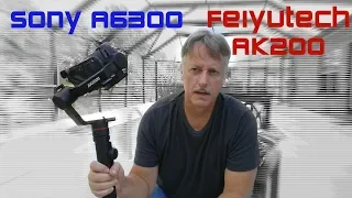 Connect a Feiyutech AK2000 to the Sony A6300 WIFI