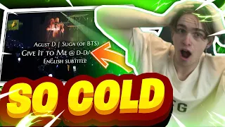 Agust D | Suga (of BTS) - Give It To Me @ D-DAY tour in New York (Day 1) 2023 [ENG SUB] Reaction