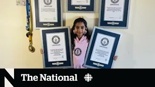 9-year-old hula hoops into Guinness World Records | The Moment