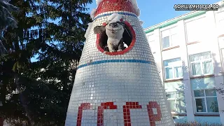 Памятник Белке и Стрелке Достопримечательности Челябинск