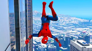 GTA 5 Falling off Highest Buildings #30 - GTA 5 Funny Moments & Fails Ragdolls Gameplay